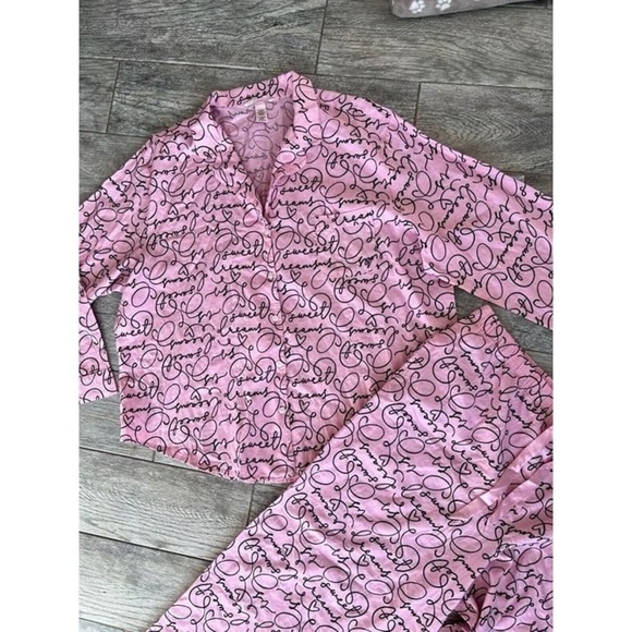 Victoria's Secret Pink Pajama Set - Picture 1 of 3